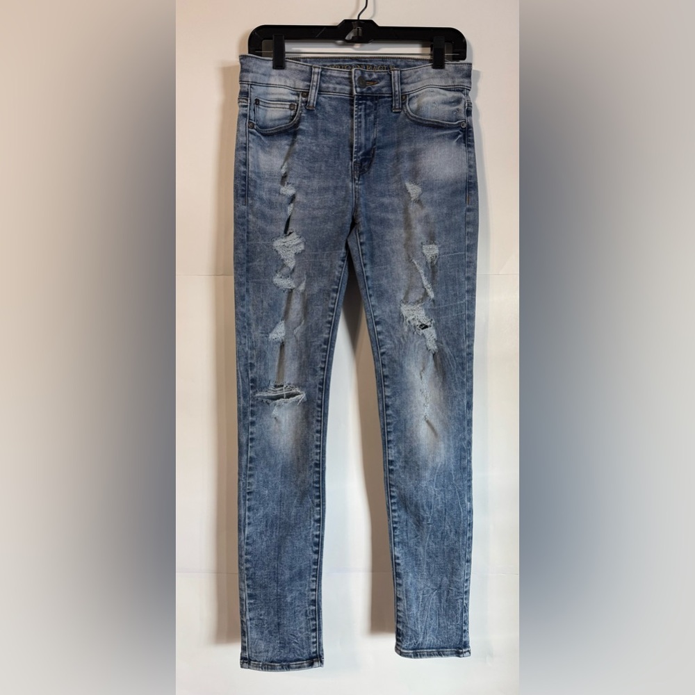 Mens American Eagle Next Level Flex Distressed Skinny Jeans 30